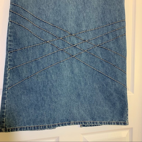 no boundaries Denim Maxi Skirt Size 11 Juniors - Picture 3 of 7